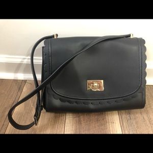 Kate Spade Black Scallop Bag